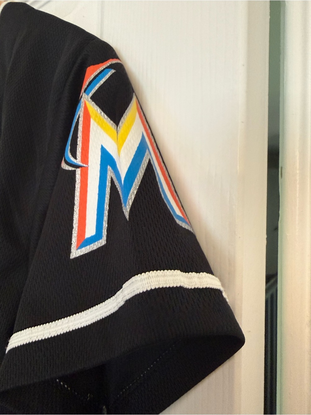 Miami Kids Black Baseball Jersey - Picture 4 of 4